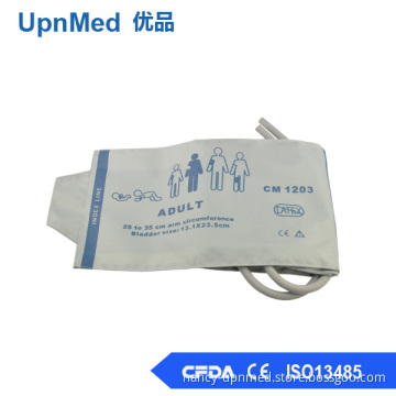 Disposable Large adult dual tube Blood pressure cuff